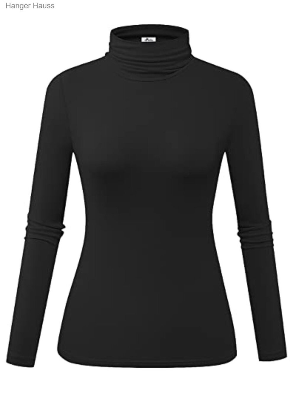 Modal Long Sleeve Turtleneck Slim Fit Top